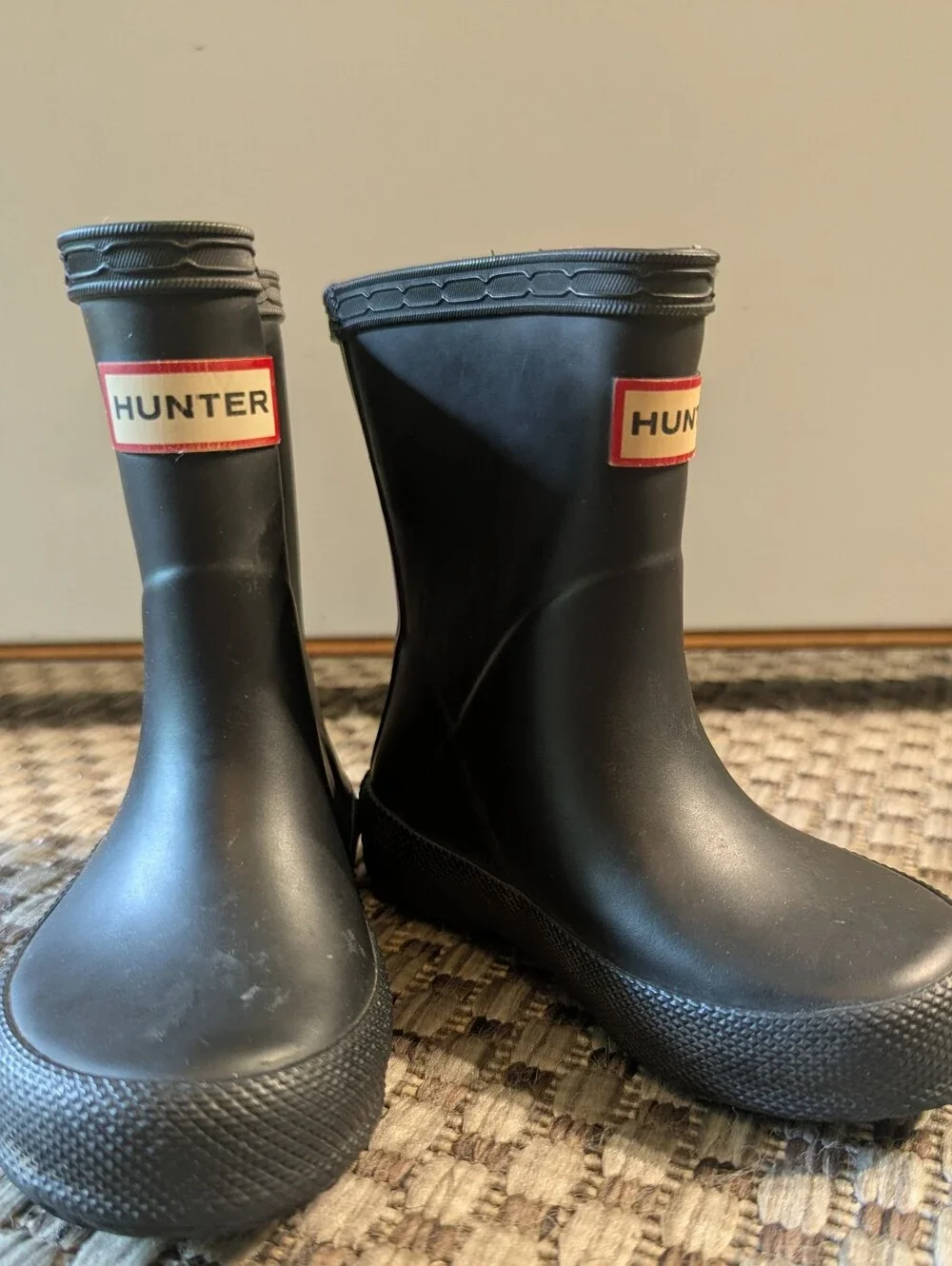 HUNTER First Classic Rain Boot Original Nebula Black Waterproof Toddler 5